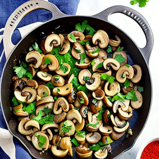 Garlic Herb Mushrooms