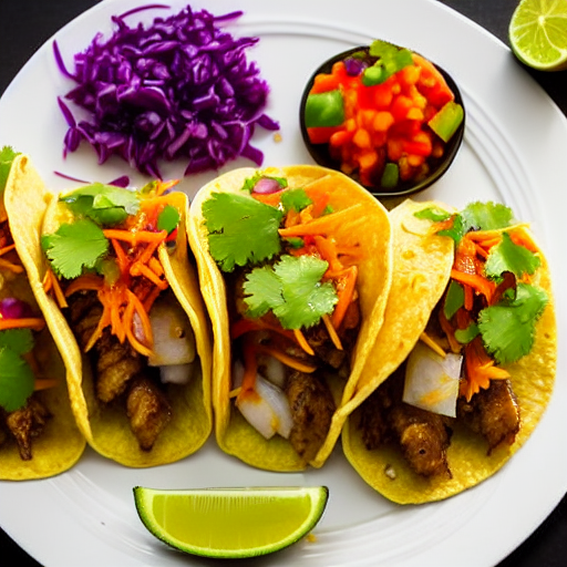 Tacos de Pescado al Tamarindo-Limón