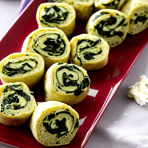 Feta and Spinach Rolls