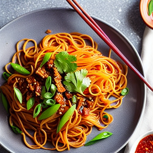 Gluten-Free Szechuan Noodles