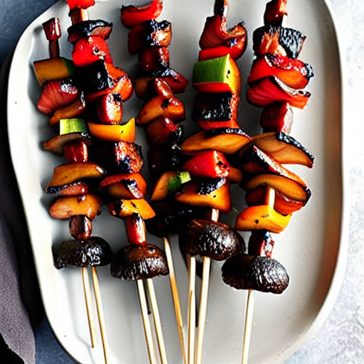 Mushroom Skewers