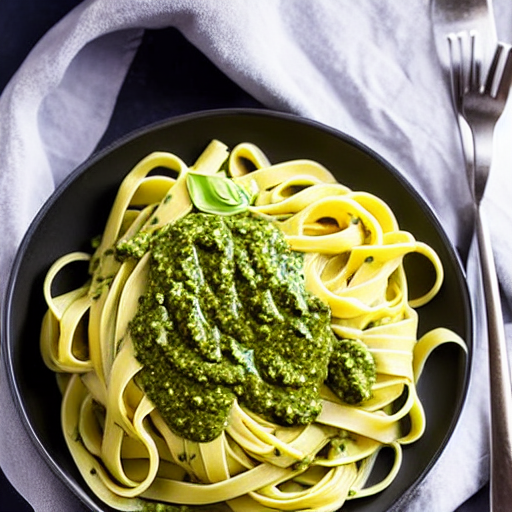 Fettuccine ao Pesto