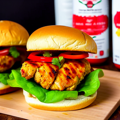 Sriracha Chicken Burger