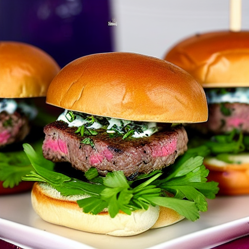 Herbed Beef Burger