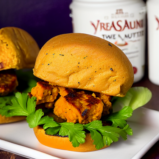 Sweet Potato Tagine Burger