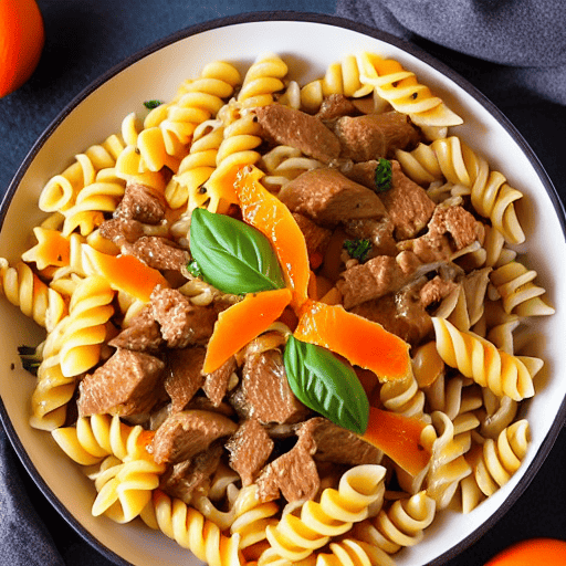 Pasta with Duck and Orange