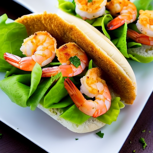 Keto Shrimp Po' Boy