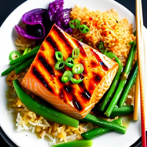 Yaki Tofu with Salmon