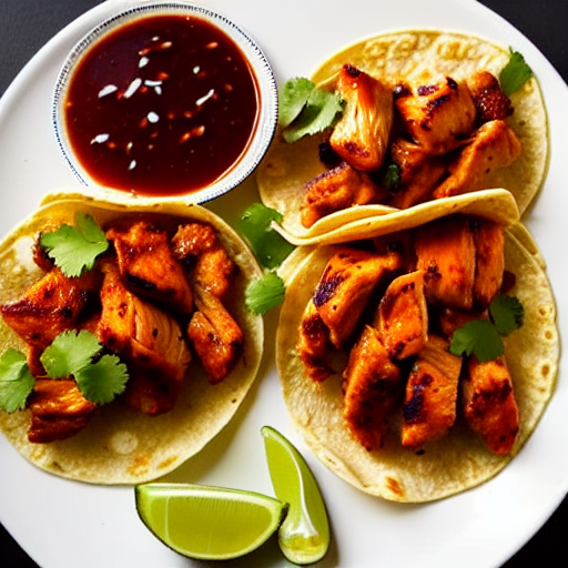 Tacos de Pollo al Tamarindo