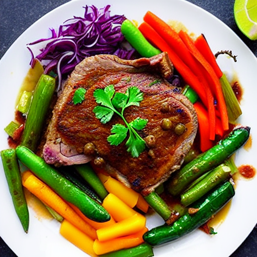 Baked Lamb with Vegetables