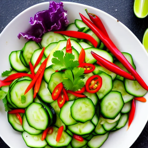 Spicy Thai Cucumber Salad