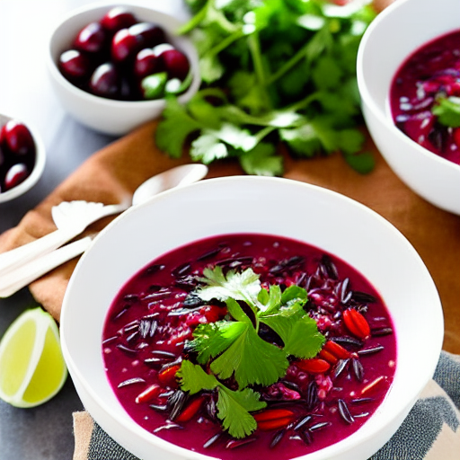 Cranberry Wild Rice Soup