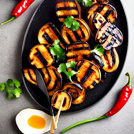 Spicy Grilled Mushrooms