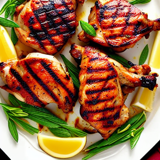 Grilled Chicken Thighs