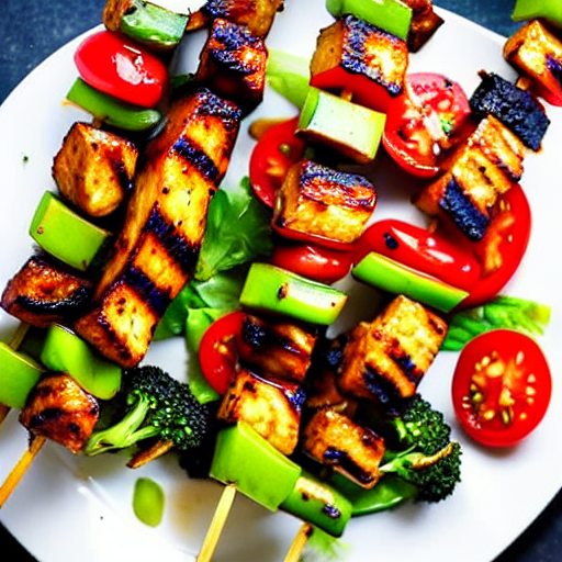 Brochetas de Tofu