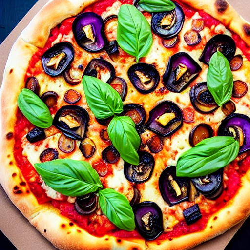 Pizza aux Aubergines