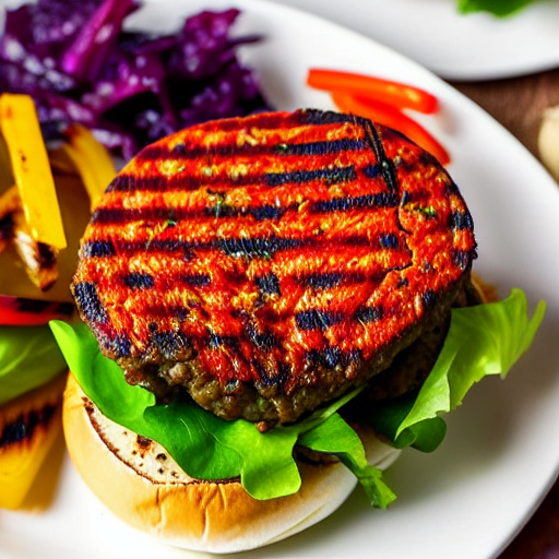 Saffron Beef Burger