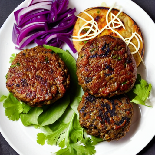 Köfte with Eggplant Burger