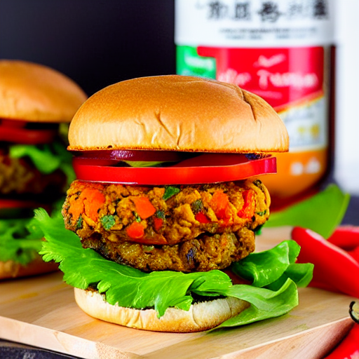 Sriracha Veggie Burger