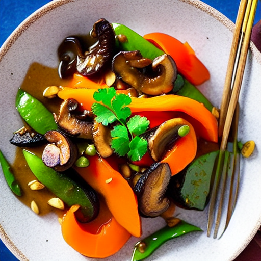 Shiitake Goya Champuru