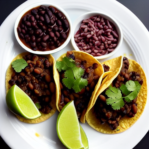 Tacos de Frijoles con Cuitlacoche
