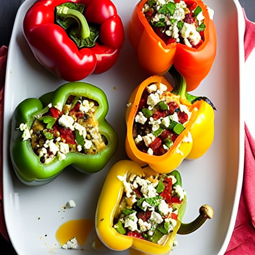 Stuffed Peppers with Feta