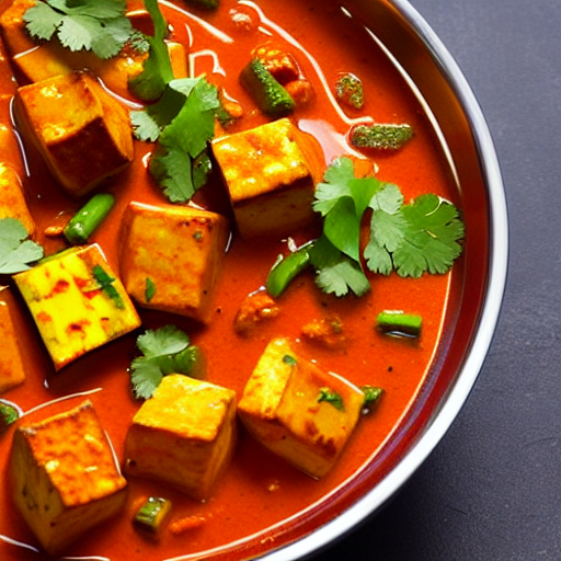 Kadai Tofu Curry