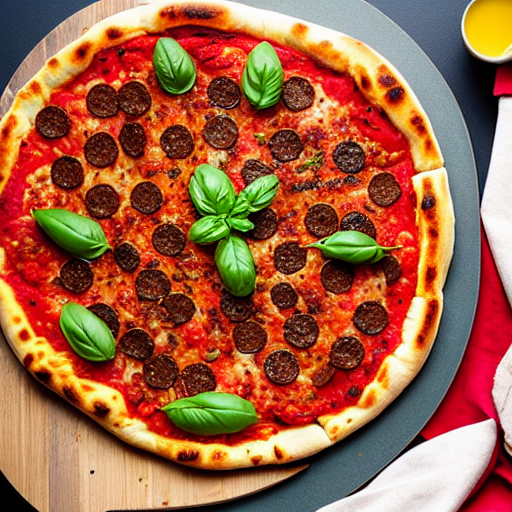 Pizza à la Merguez