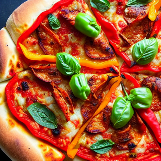 Pizzas de Pimiento Asado