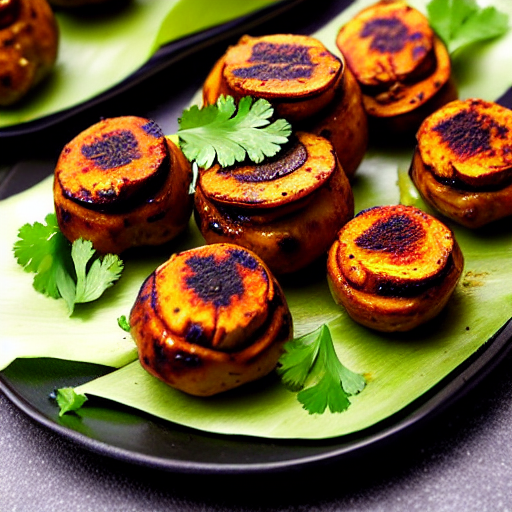 Keto Tandoori Mushrooms