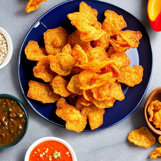 Chicharrones con Salsa