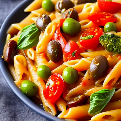 Pasta alla Puttanesca Vegana