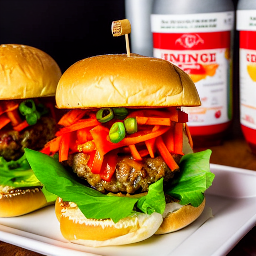 Cheesy Kimchi Burger