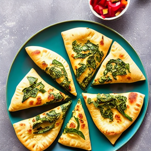 Gözleme with Spinach