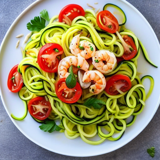 Seafood Zoodles