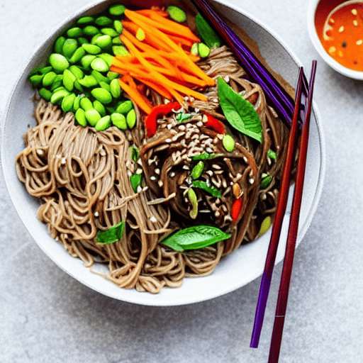 Vegan Soba with Vegetables