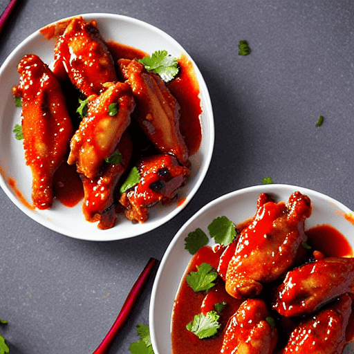 Sichuan Spicy Chicken Wings