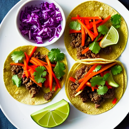 Beef and Vegetable Tacos