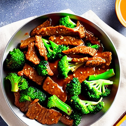 Wok-Fried Beef with Broccoli