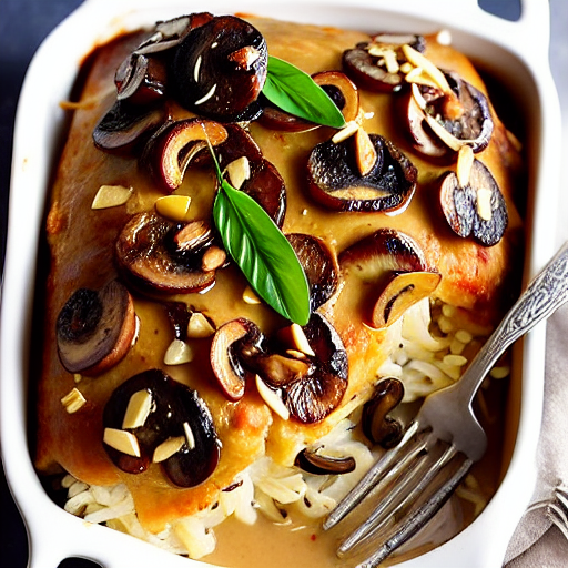 Shiitake Mushroom Bake