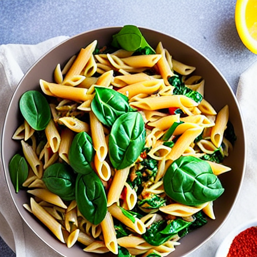 Pasta with Spinach