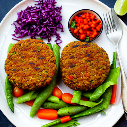 Spiced Lentil Burger