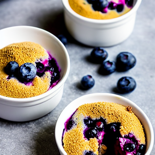 Baked Blueberry Pudding