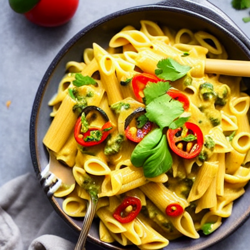 Keto Coconut Curry Pasta