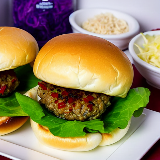 Cabbage Pork Burger