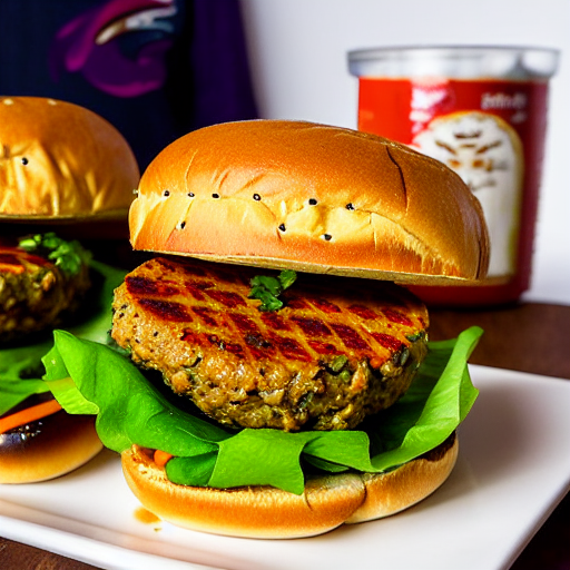 Five-Spice Tempeh Burger