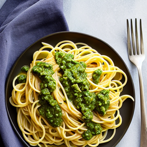Pasta con Salsa Verde