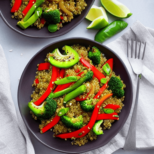 Spicy Quinoa and Vegetable Stir-Fry