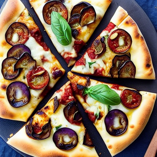 Eggplant Moussaka Pizza