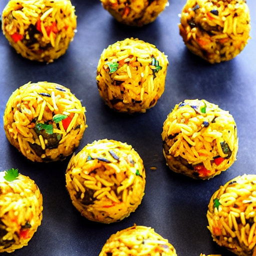 Vegetable Biryani Balls